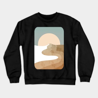 White wood dune Crewneck Sweatshirt